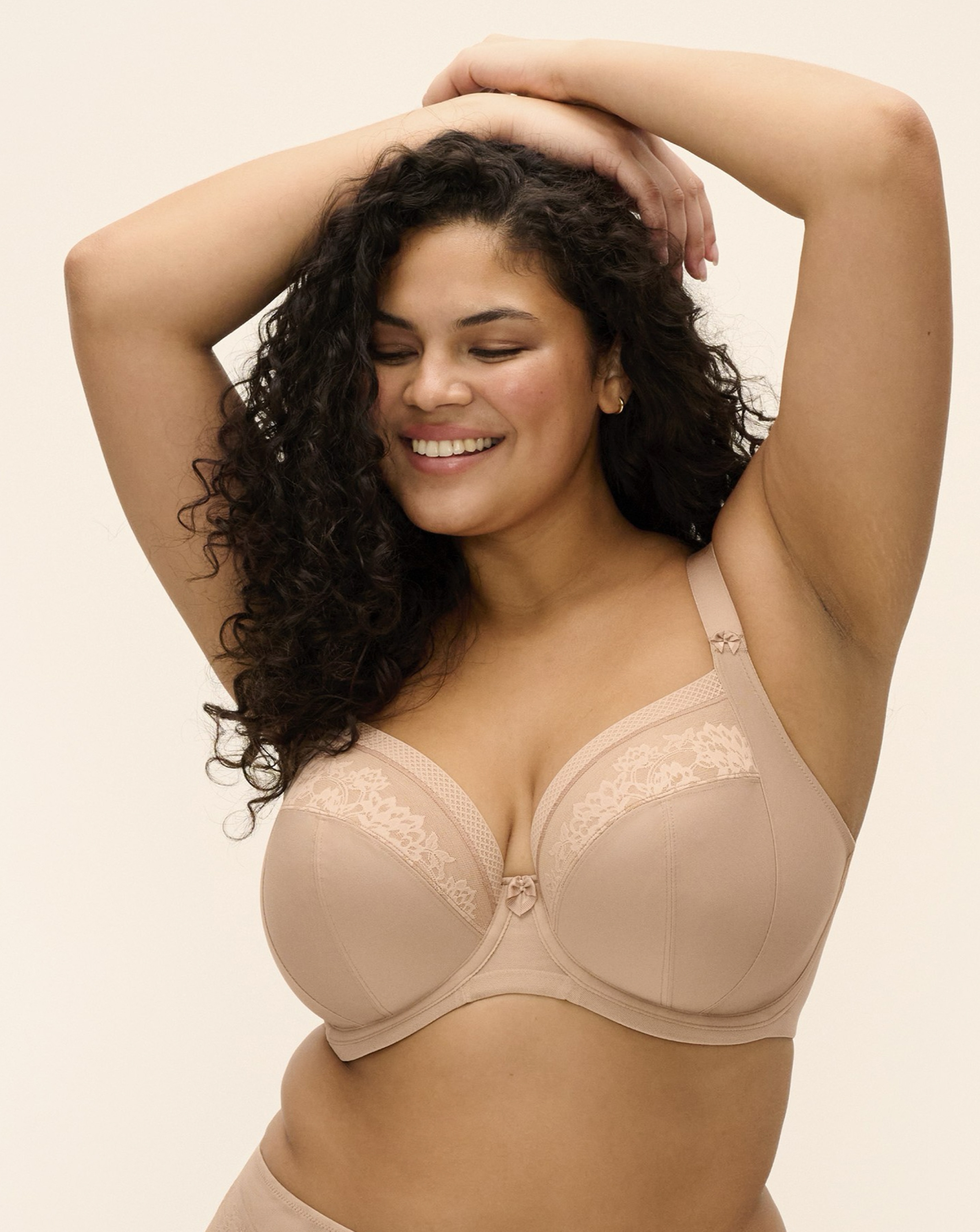 New In - Elomi Nerina Plunge Wired Bra Sahara