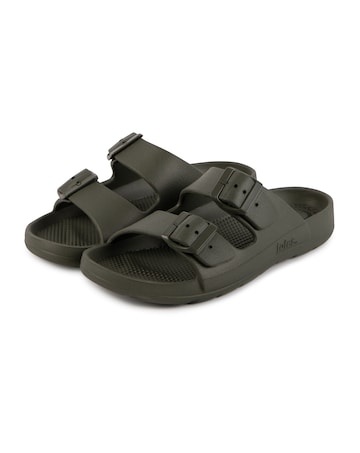 totes Ladies Double Buckle Adjustable Sliders