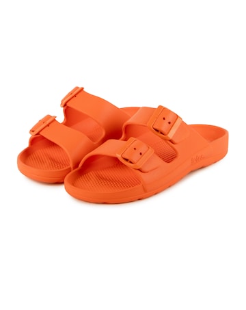 totes Ladies Double Buckle Adjustable Sliders