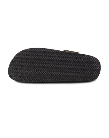 totes Ladies PU Buckle Toe Post Sandals