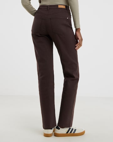 Chocolate Authentic Straight Leg Jeans