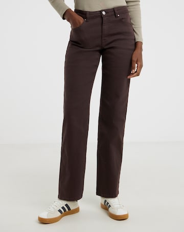 Chocolate Authentic Straight Leg Jeans