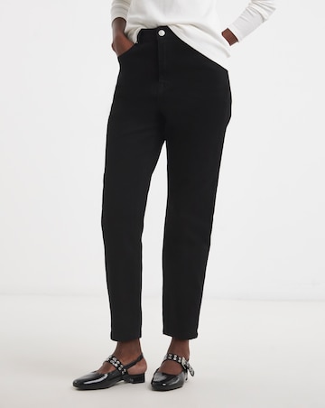 Black Authentic Mom Jeans