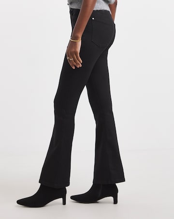 Black Superstretch Bootcut Jeans