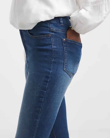 Mid Blue Superstretch Bootcut Jeans