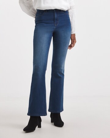 Mid Blue Superstretch Bootcut Jeans