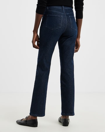 Dark Blue Magisculpt Straight Leg Jeans