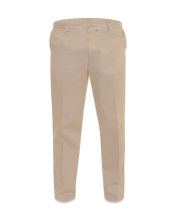 D555 Big & Tall Bruno Stretch Chino Pant with Xtenda Waist - Stone