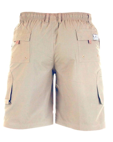 D555 Big & Tall Nick Cargo Short with Shaped Leg Pockets - Sand