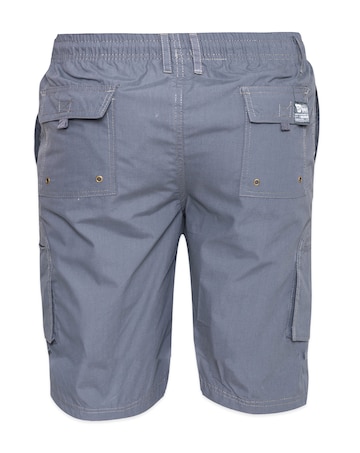 D555 Big & Tall Nick Cargo Short with Shaped Leg Pockets - Dark Grey