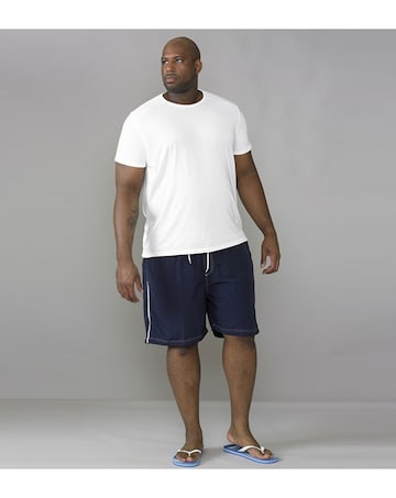D555 Big & Tall Yarrow Full Length Swim Short - Navy