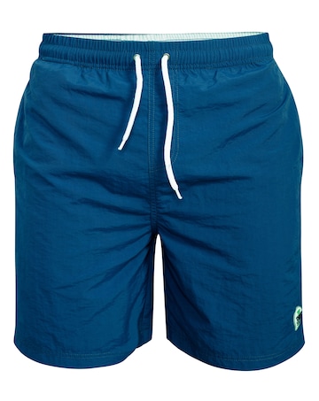 D555 Big & Tall Yarrow Full Length Swim Short - Royal