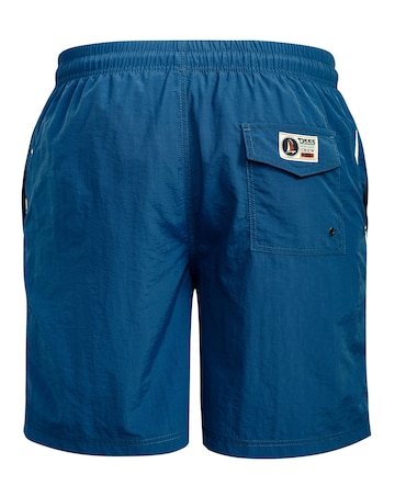 D555 Big & Tall Yarrow Full Length Swim Short - Royal