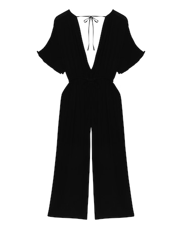 JD Williams Dark Tropics Beach Jumpsuit