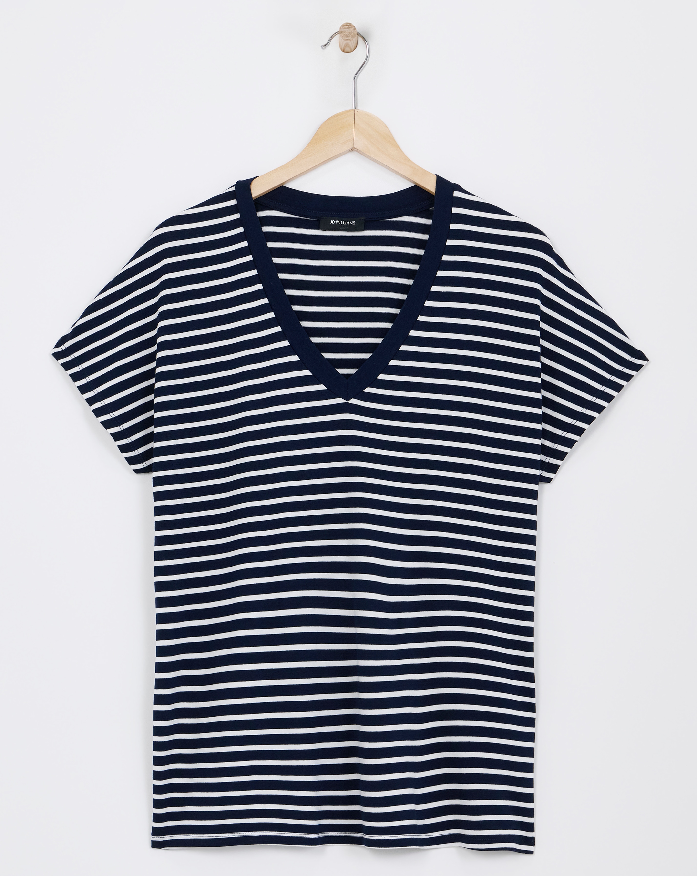 Stripe V-Neck T-Shirt