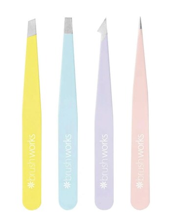 Brushworks Pastel Tweezer Combo Set