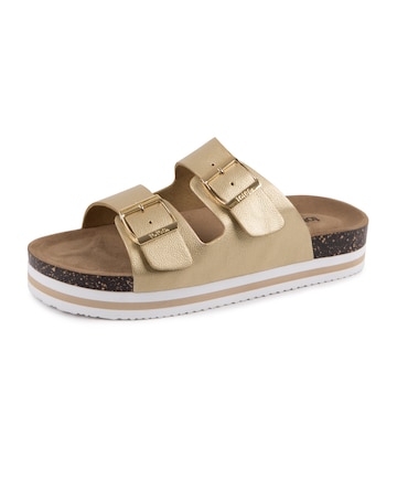 totes Ladies Double Buckle Slider