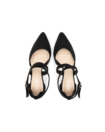 Paradox London Ffion Wide E Fit Block Heel Courts