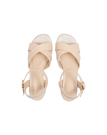 Paradox London Neala Wide E Fit Block Heel Sandal