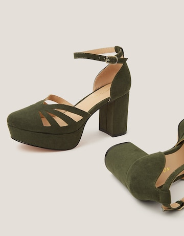 Monsoon Iris Cutwork Platform Heels