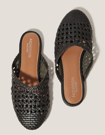 Monsoon Bella Leather Slipper Sandals