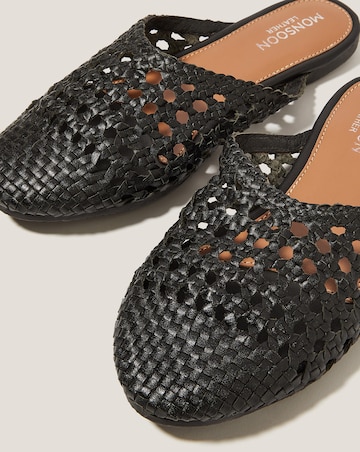 Monsoon Bella Leather Slipper Sandals
