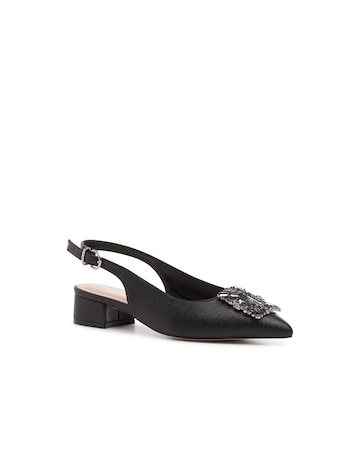 Paradox London Fortune Wide Fit Low Block Heels