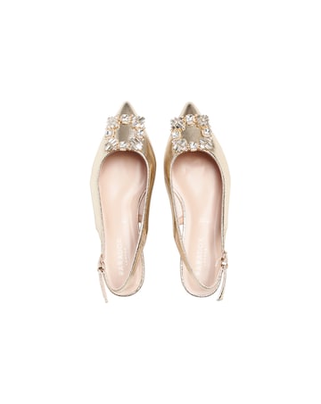 Paradox London Fortune Wide Fit Low Block Heels