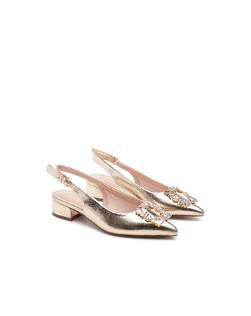 Paradox London Fortune Wide Fit Low Block Heels