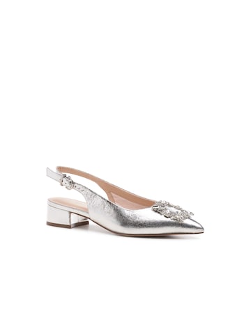 Paradox London Fortune Wide Fit Low Block Heels