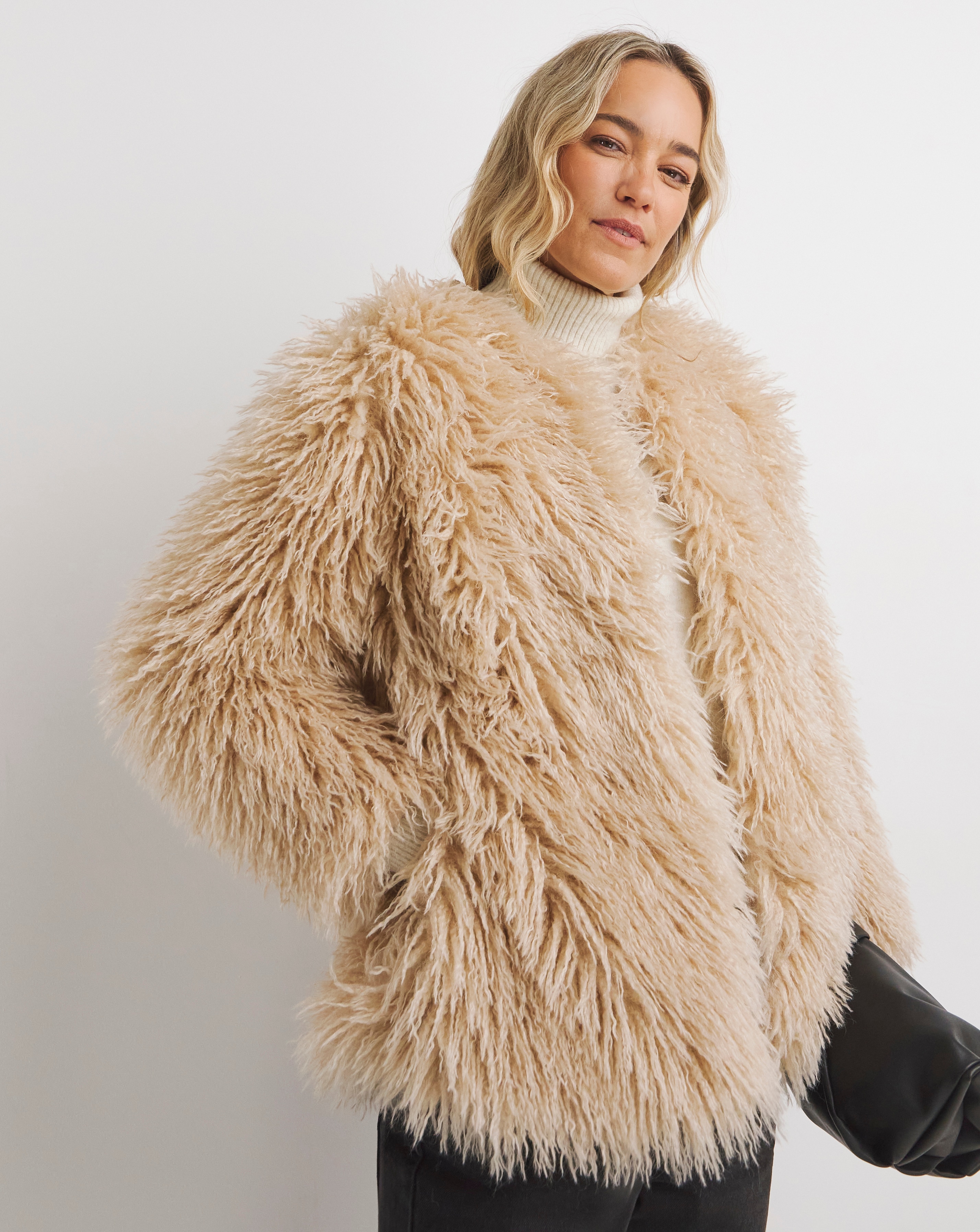 Shaggy coat hotsell