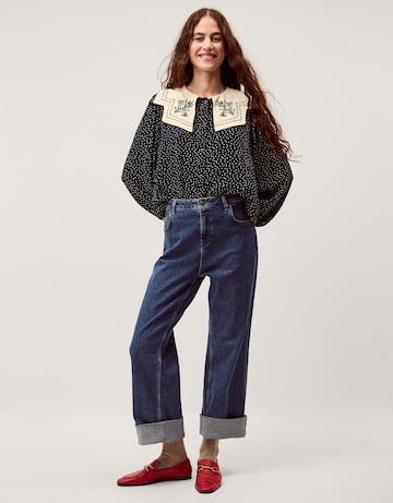 Monsoon Ivy Embroidered Collar Blouse