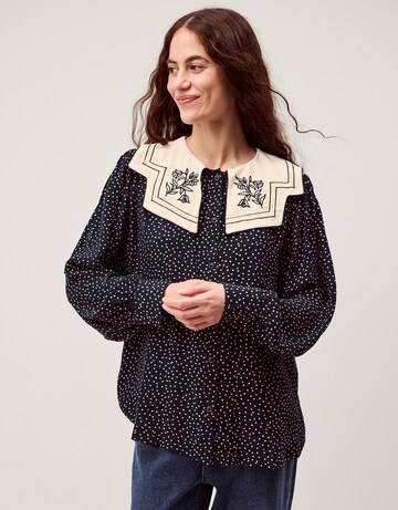 Monsoon Ivy Embroidered Collar Blouse