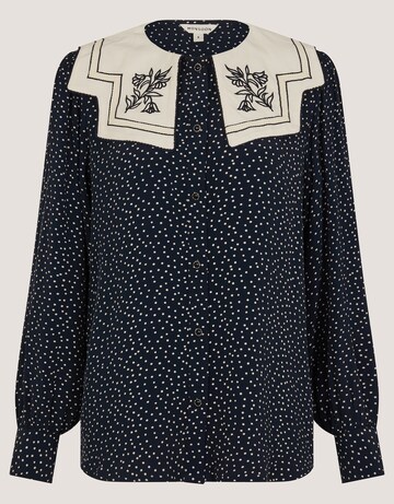 Monsoon Ivy Embroidered Collar Blouse