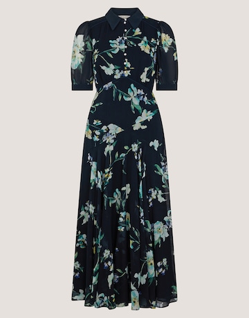 Monsoon Lilwen Floral Midi Tea Dress