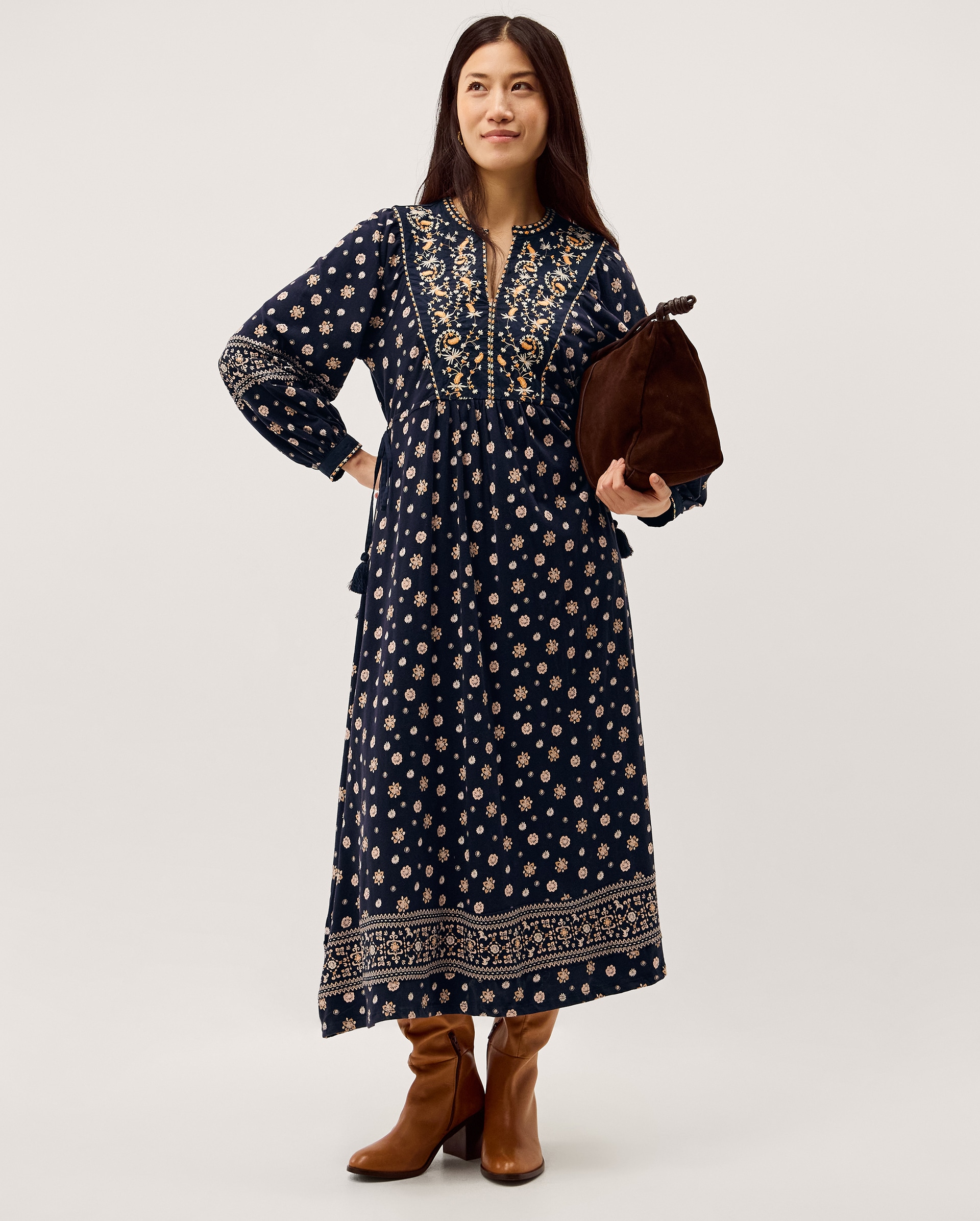 New In - Monsoon Bonny Floral Jersey Midi Dress