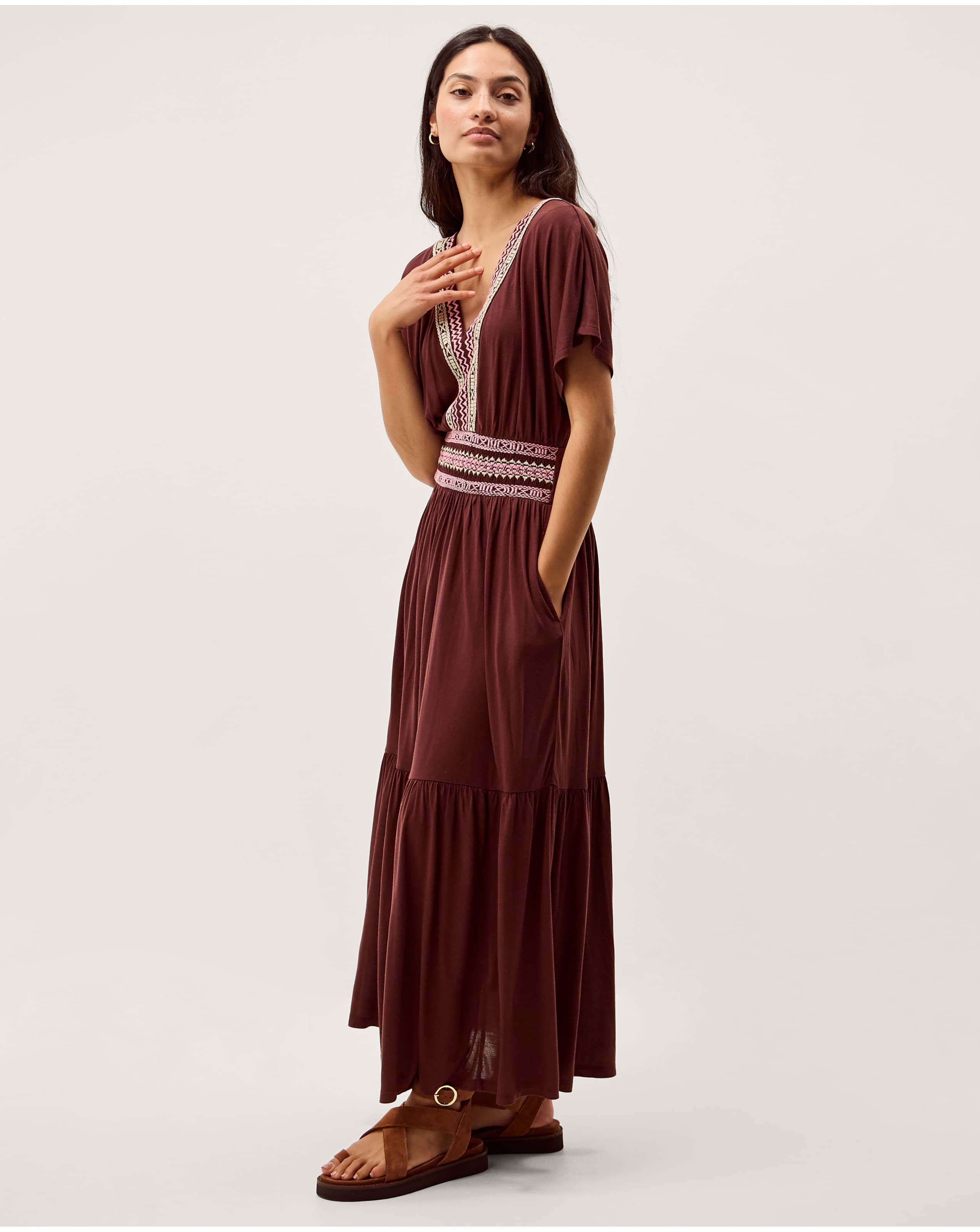 New In - Monsoon Jacqueline Tiered Midi Dress