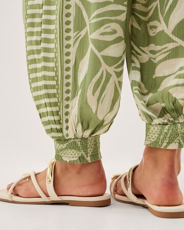 Monsoon Lillie Leaf Print Harem Trousers
