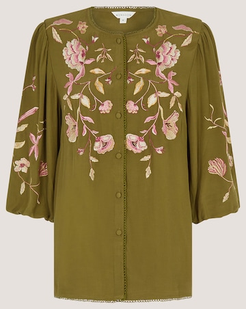 Monsoon Amelie Floral Embroidered Blouse