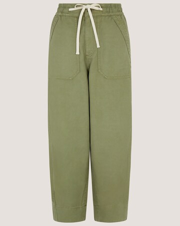 Monsoon Megan Cropped Barrel Trousers