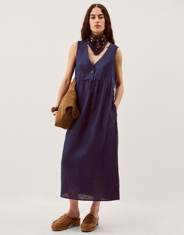Monsoon Posey Linen Midi Dress