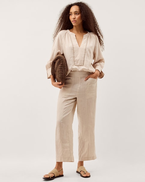 Monsoon Lucy Regular Linen Trousers