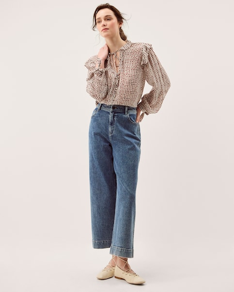 Monsoon Hope Heart Print Blouse