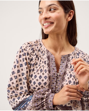 Monsoon Hern Print Jersey Blouse