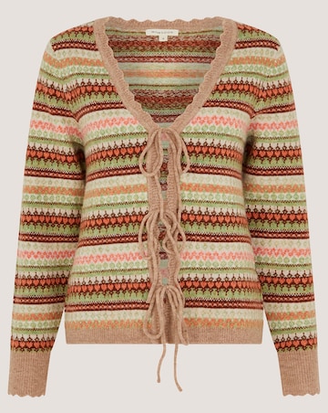 Monsoon Fran Fair Isle Cardigan