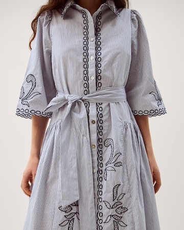 Monsoon Kirsty Stripe Midi Shirt Dress