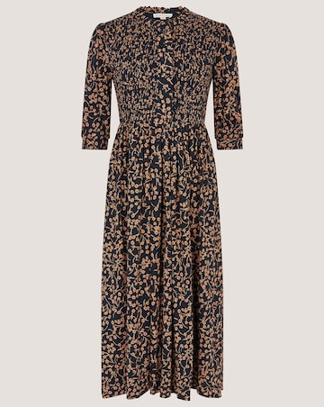 Monsoon Aurelie Floral Jersey Midi Dress