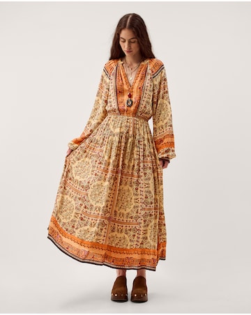 Monsoon Ines Floral Print Midi Dress