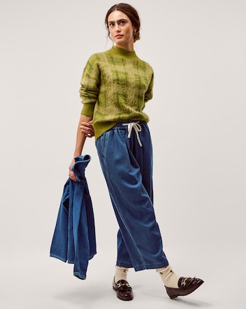 Monsoon Rhea Tie Front Denim Trousers