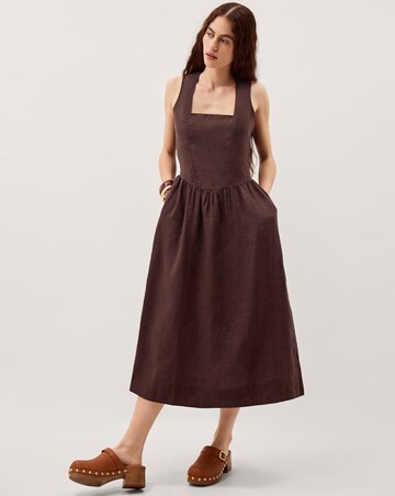 Monsoon Lily Square Neck Midi Dress